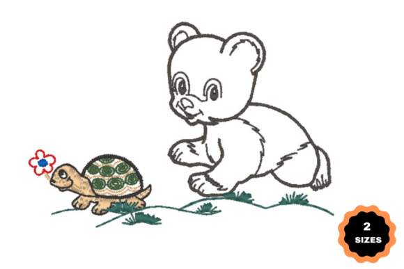 Bear with Turtle Embroidery: Boutique Sweatshirt Review