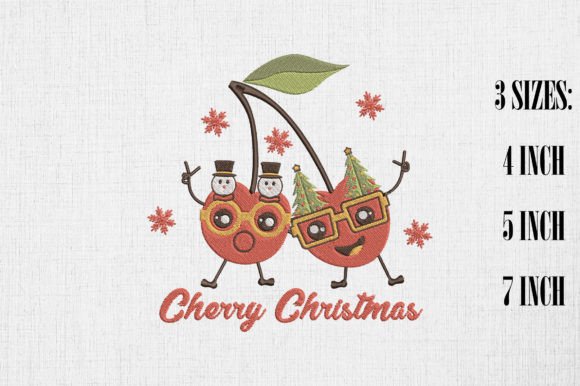 Cherry Christmas Cute Cherries Xmas Design Review