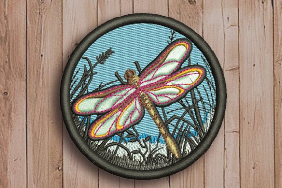Dragonfly in a Circle Embroidery Design Review for Brands