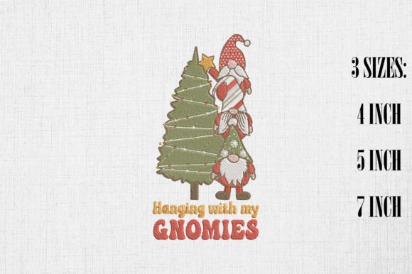 Hanging With My Gnomies: A Stitch‑Ready Christmas Delight