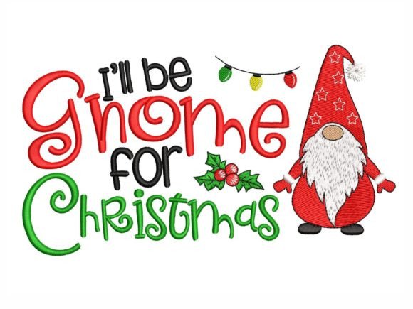 I’ll Be Gnome for Christmas: A Designer’s Real Stitch Look
