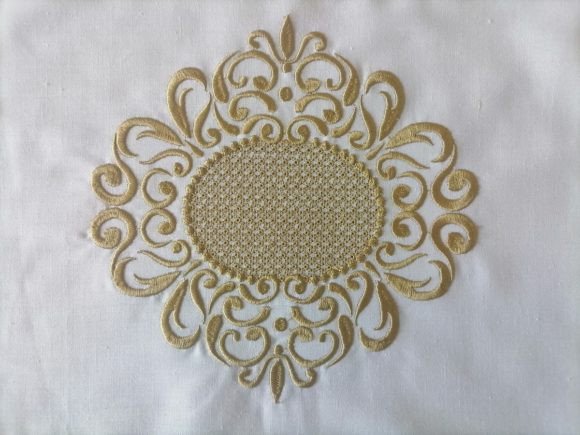 Monogram Damascus: A Holiday Embroidery Review