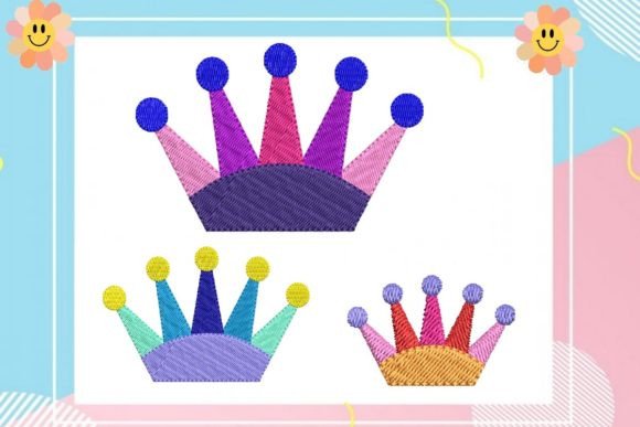 Rainbow King Crown: A Stitch Test for Gift Makers