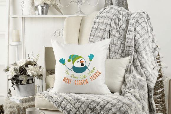 Reviewing the Funny Winter Quote Embroidery Design